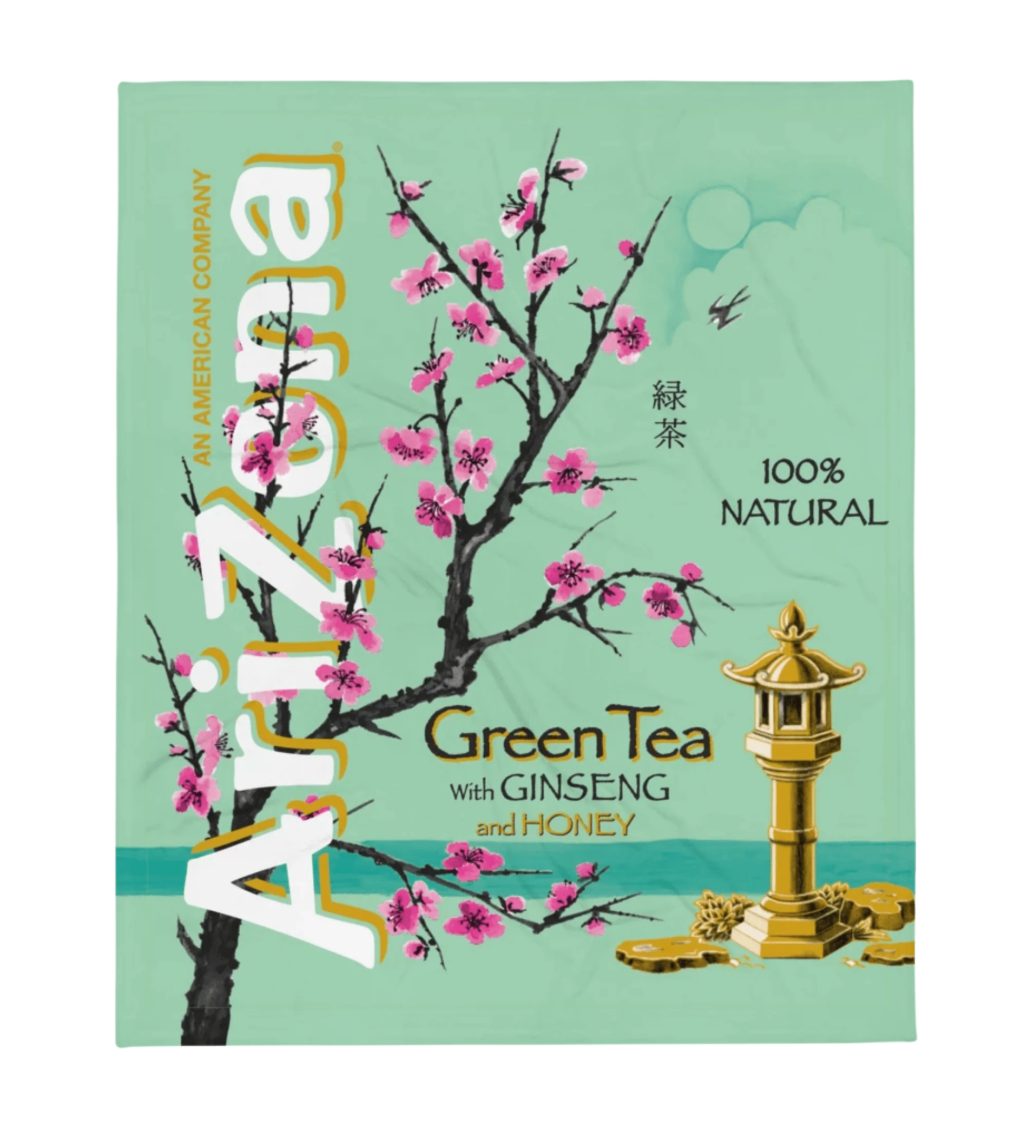 Green Tea Throw Blanket - Image 3